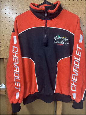 Racing Champions NASCAR Chevrolet Racing 1/4 Zip Sweatshirt Adult Medium